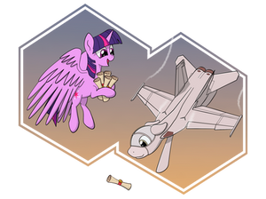 M6 x Plane Pony Twilight Sparkle 3 (Dusk Version)