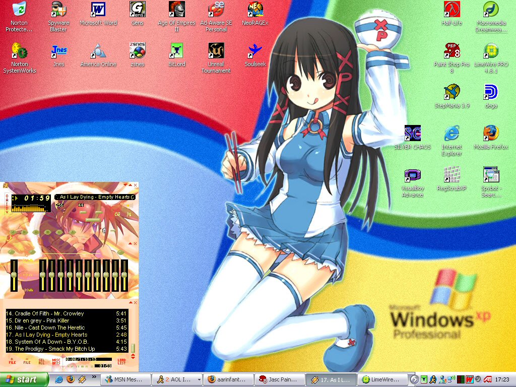 Hatsune Miku Tema Windows XP