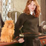 Hermione and Crookshanks