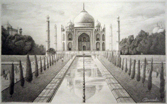 Taj Perspective Drawing