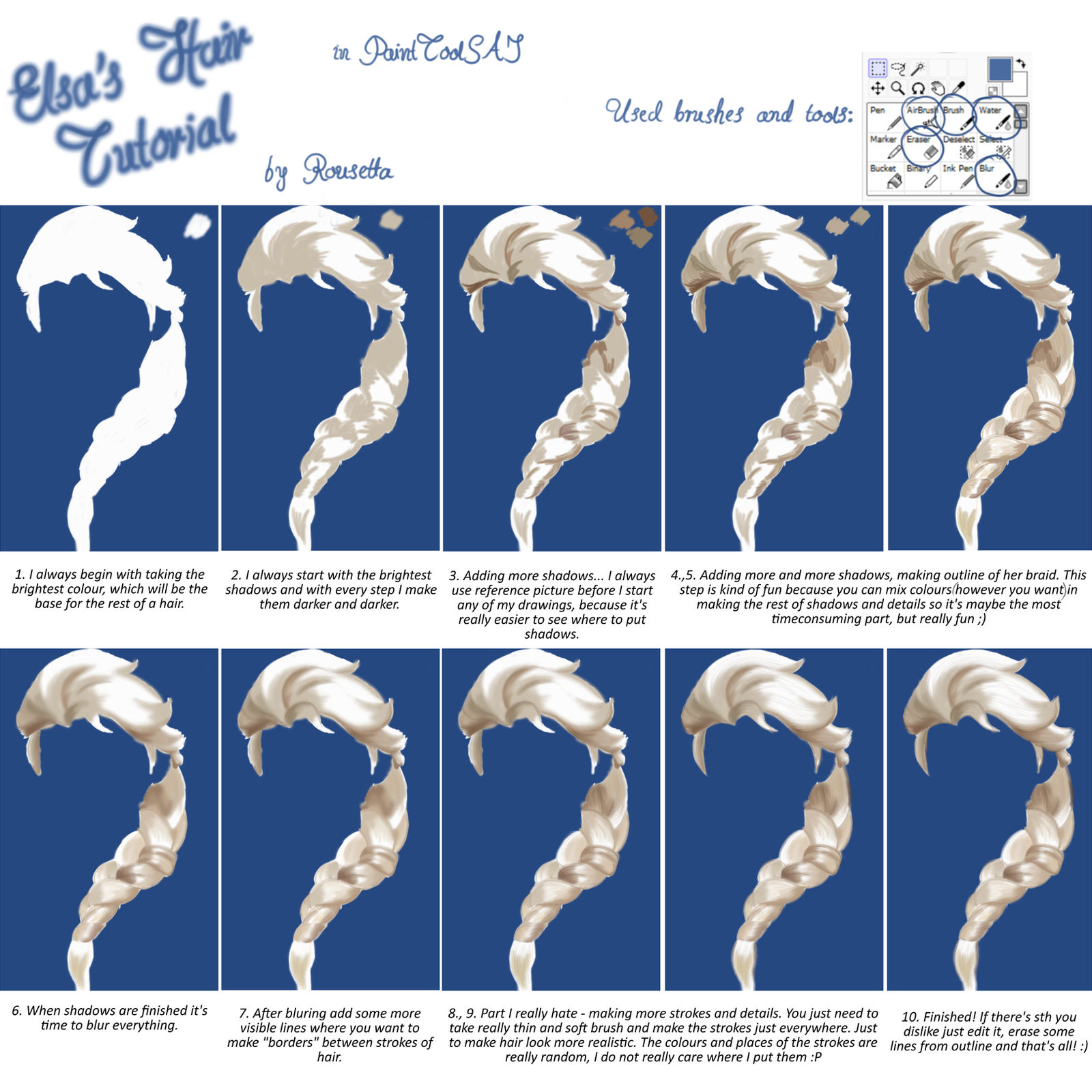 Elsa's Hair Tutorial