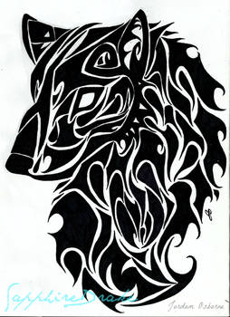 Tribal Wolf