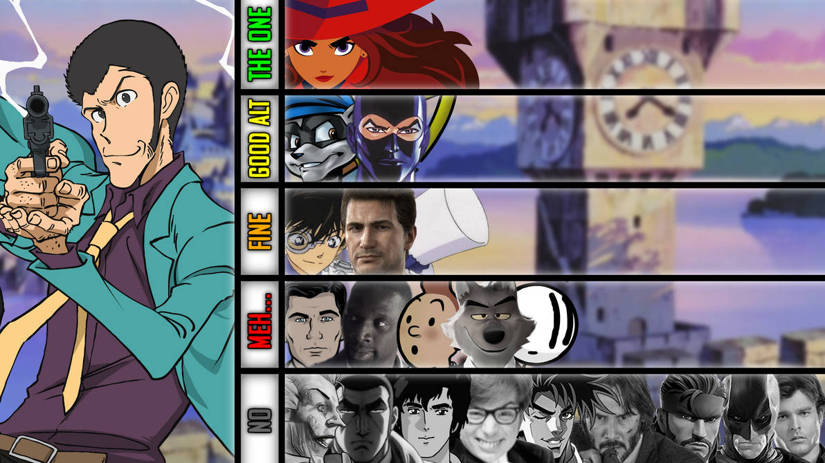 Lupin III Tier List By King DMind On DeviantArt lupin-iii-tier-list-by-king-dmind-on-deviantart