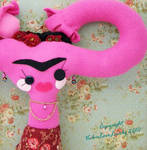 Frida Kahlo Uterus Plush by VulvaLoveLovely