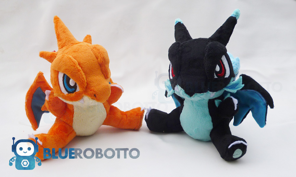 X and Y Mega Charizard twins