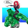 HULK and Black widow