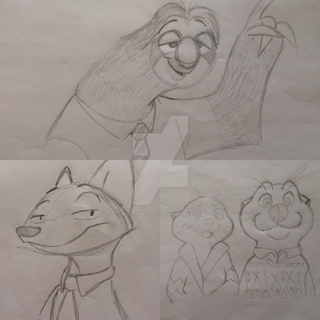 Zootopia Rats Drawings Zootopia drawings by spot1the2dog3 on DeviantArt