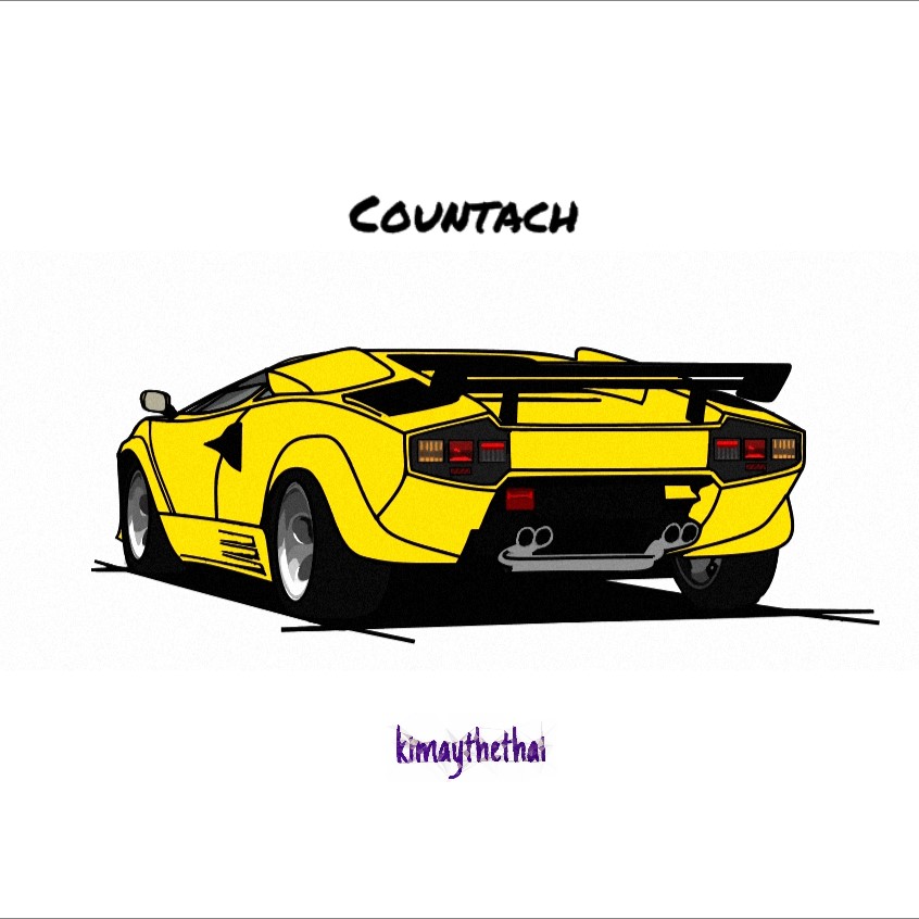 Lamborghini Countach Vector Illustration by kimpea on DeviantArt