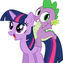 Spike and Twilight Vector