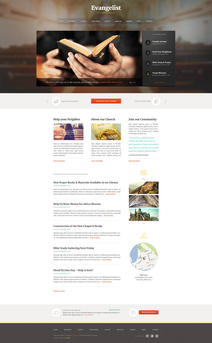 Evangelist | Church WordPress Theme by ThemeFuse