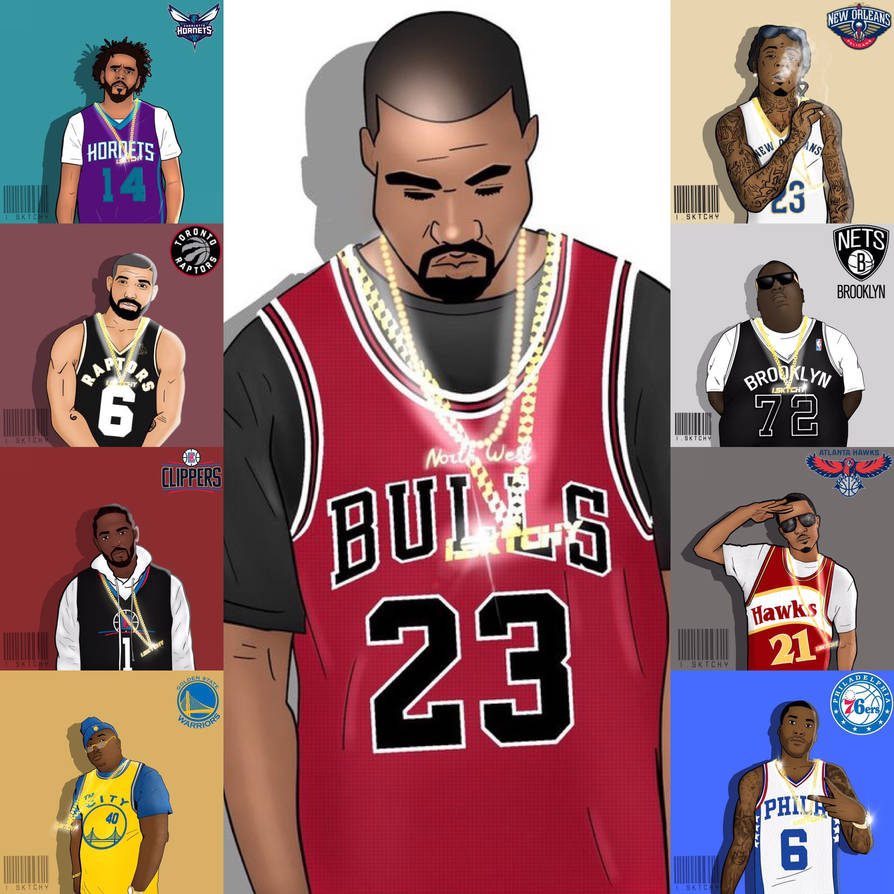Nba rappers by orlando1six3 on DeviantArt