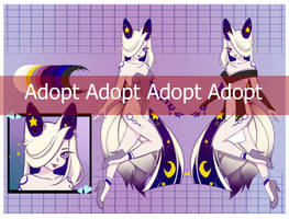 Adoptable Auction: Night Kitsune [CLOSED]