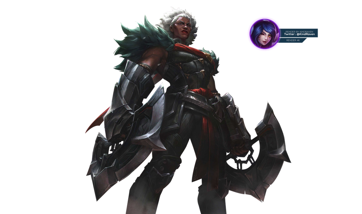 Render/PNG Ambessa League of Legends (4200x2478) by KindRaven on DeviantArt