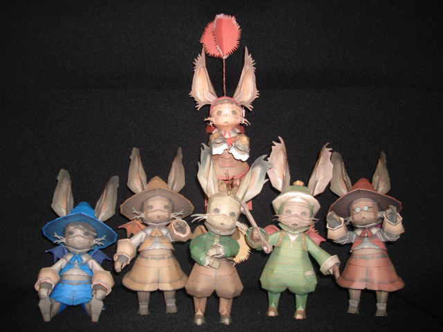 The Paper Moogle Family