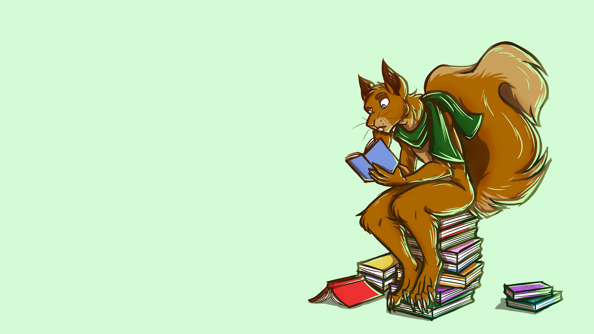 Arcan squirrel- en1gmat1c- FA- Wallpaper right