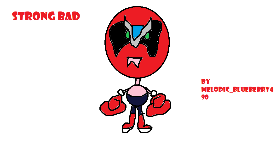 Strong Bad Drawing by MelissaFrogFan on DeviantArt