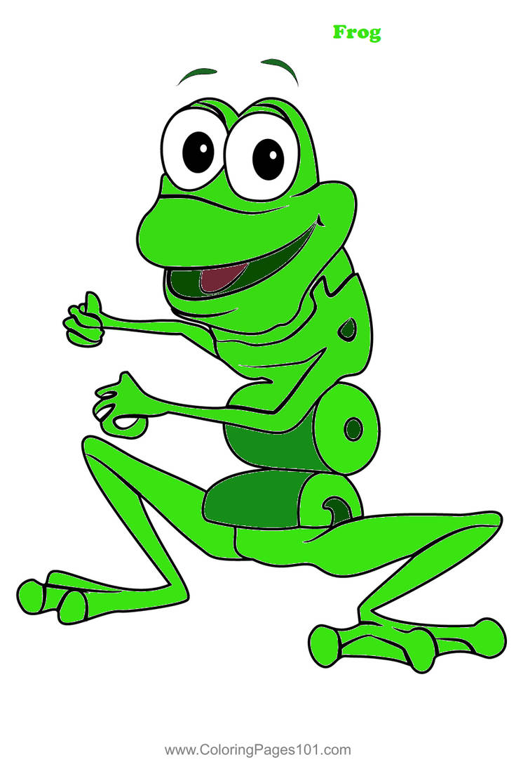 Frog from WordWorld Colored (NEW VERSION) by MelissaFrogFan on DeviantArt