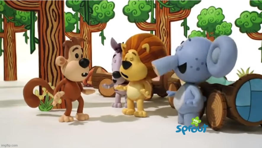 Raa Raa the Noisy Lion on Sprout (WHAT IF) by MelissaFrogFan on DeviantArt