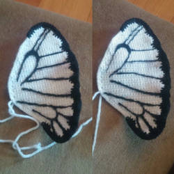 Butterfree wing progress