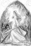 Queen of Men concept sketch by FireFiriel