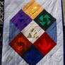 Zelda Ocarina of Time Medallions Quilt