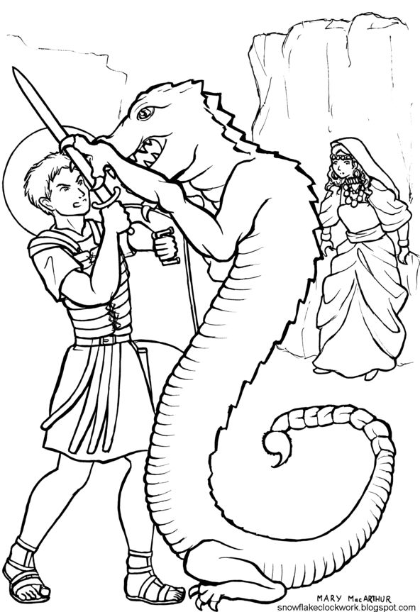 St. coloring page by FireFiriel on DeviantArt