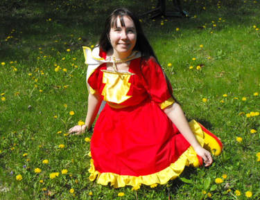 Among dandelions