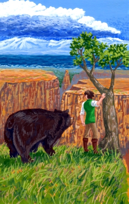 Bovodar and the Bears cover painting