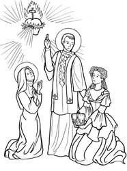 St. Claude de la Colombiere coloring page