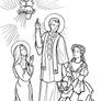 St. Claude de la Colombiere coloring page