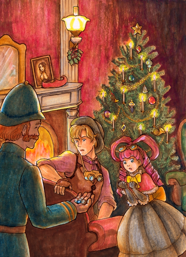 Scene from The Adventure of the Blue Carbuncle