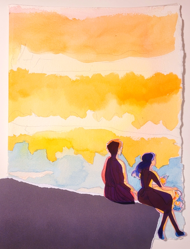 Mountain Dusk - Veronika and Stade
