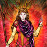 The Deer Queen made human