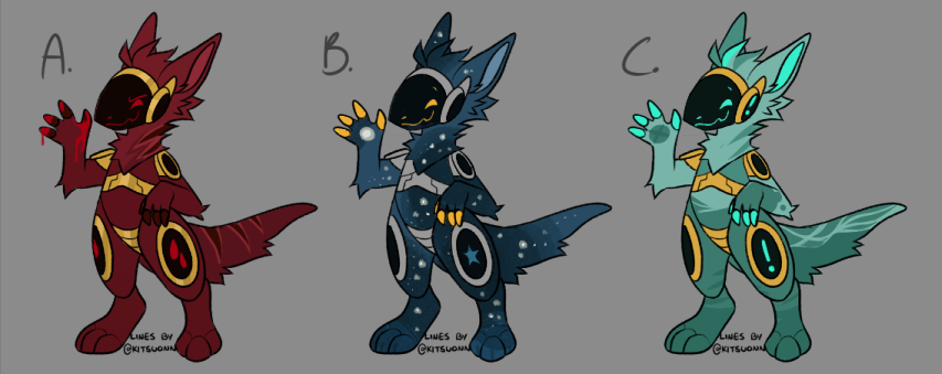 Protogen adopts: SOLD by Clankerss on DeviantArt