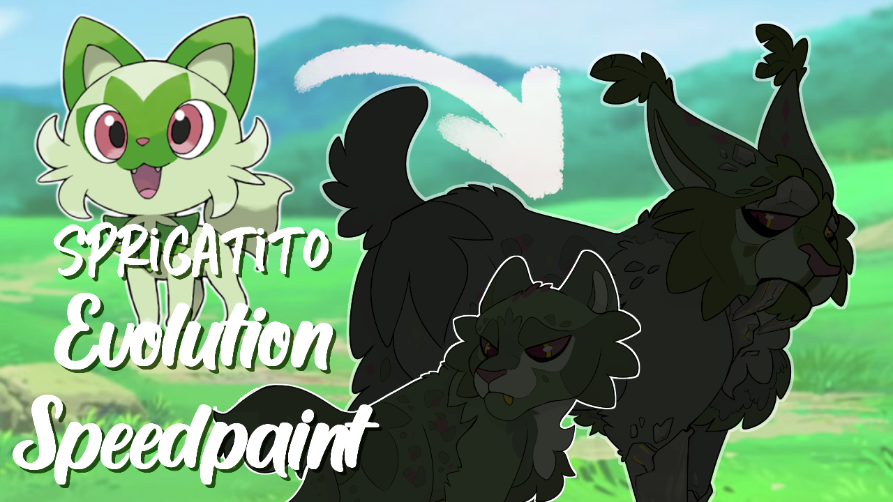 Sprigatito evolutions Speedpaint by Clankerss on DeviantArt