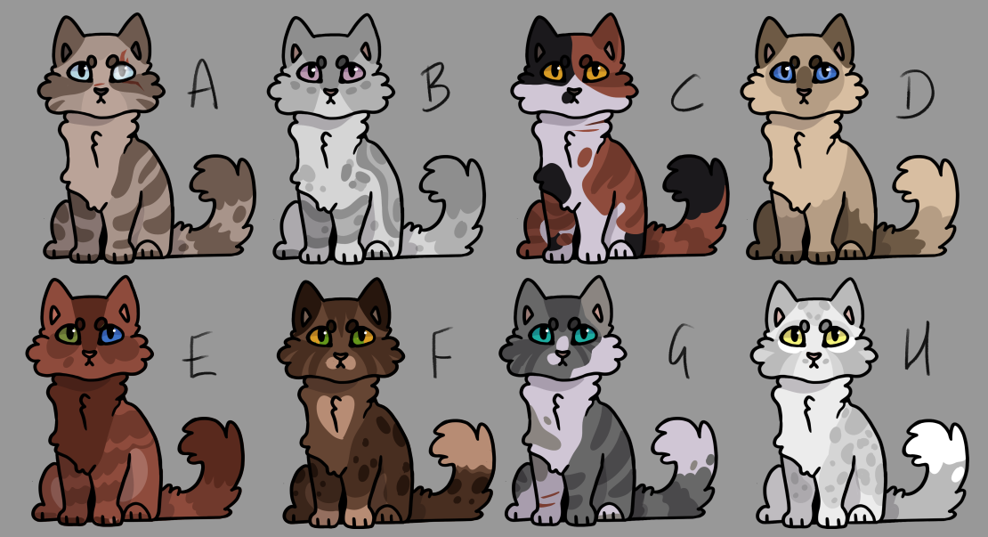 Warriors Cats Clan Adopts #2 (OPEN) by Tiny-Adopts2005 on DeviantArt