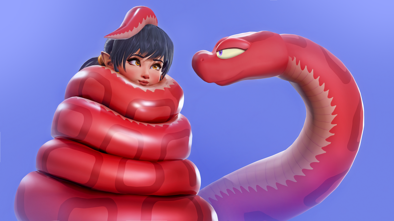 Kingocrsh Collection Taeryn in Caprii's Coils - Commission by KingoCrsh on DeviantArt