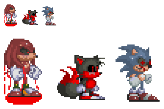 Scrapped Sonic.exe Sprite by GamerBoyoOffical on DeviantArt