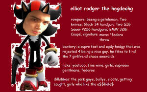 elliot rodger the edgehog