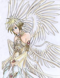 Coloured six winged arc angel