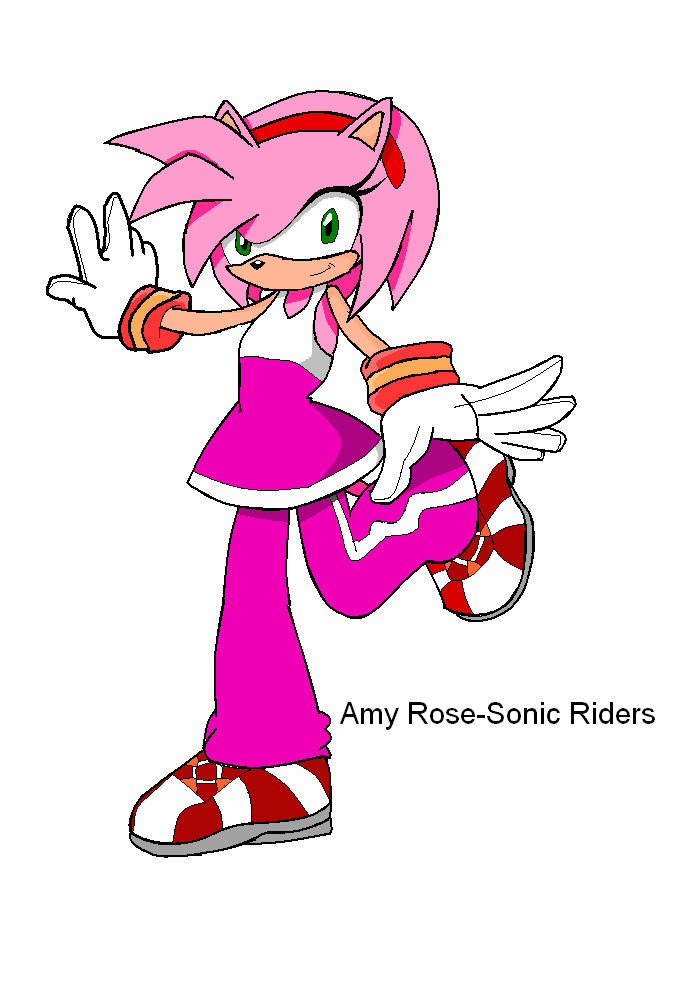 Amy Rose in Sonic Riders by ask-wave on DeviantArt