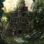 Maya Temple Concept art