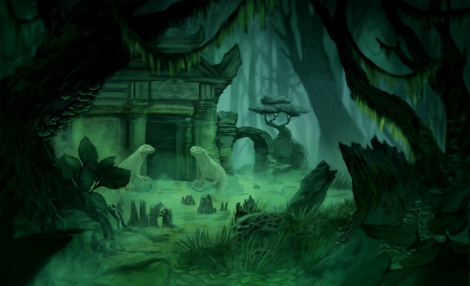 Temple in the Swamp by hamaterasu25 on DeviantArt Temple in the Swamp by hamaterasu25 on DeviantArt