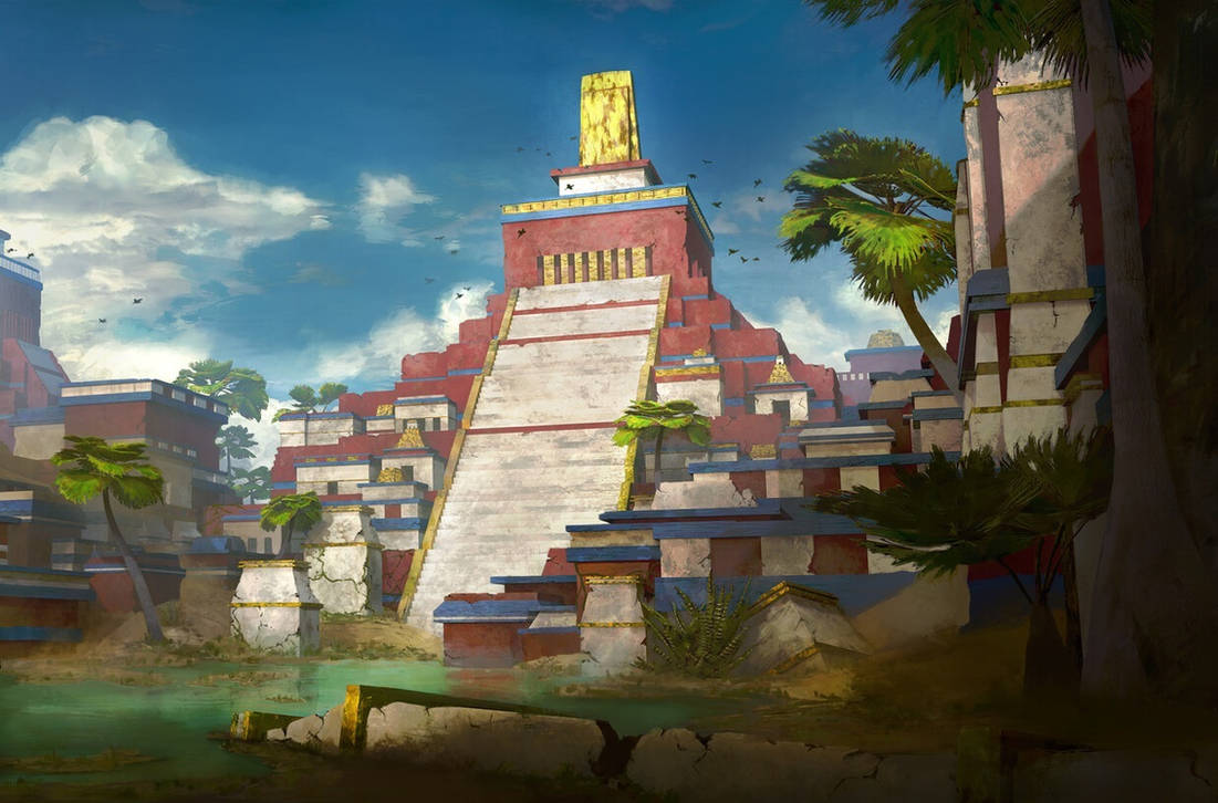 Abandoned Aztec Temple by hamaterasu25 on DeviantArt
