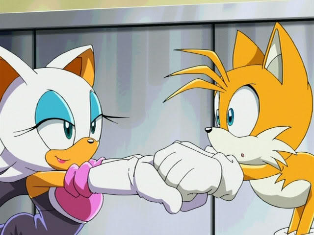 Tails In Rouge Outfit rouge y tails by brendadark on DeviantArt