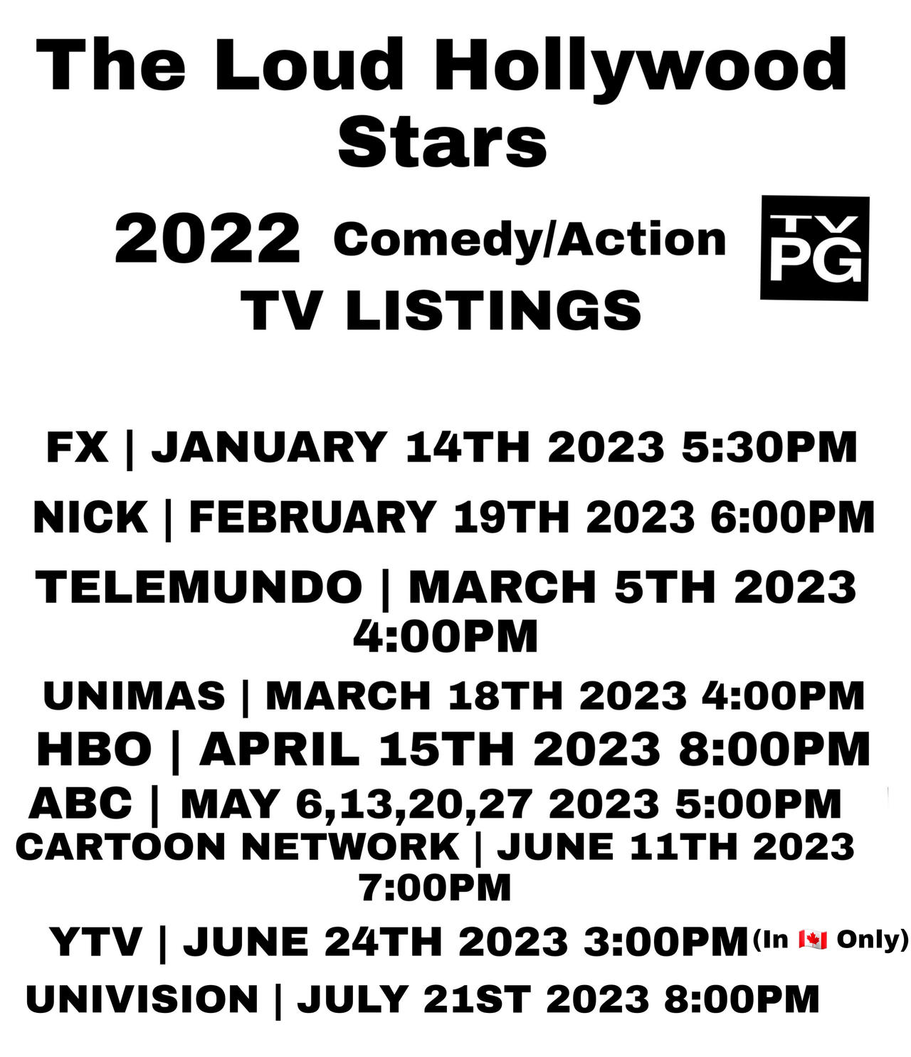 The Loud Hollywood Stars TV Listings By Minionrushfan2004 On DeviantArt the-loud-hollywood-stars-tv-listings-by-minionrushfan2004-on-deviantart