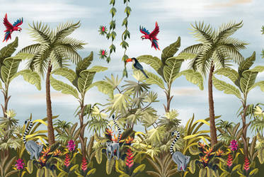 Tropical Mural Design