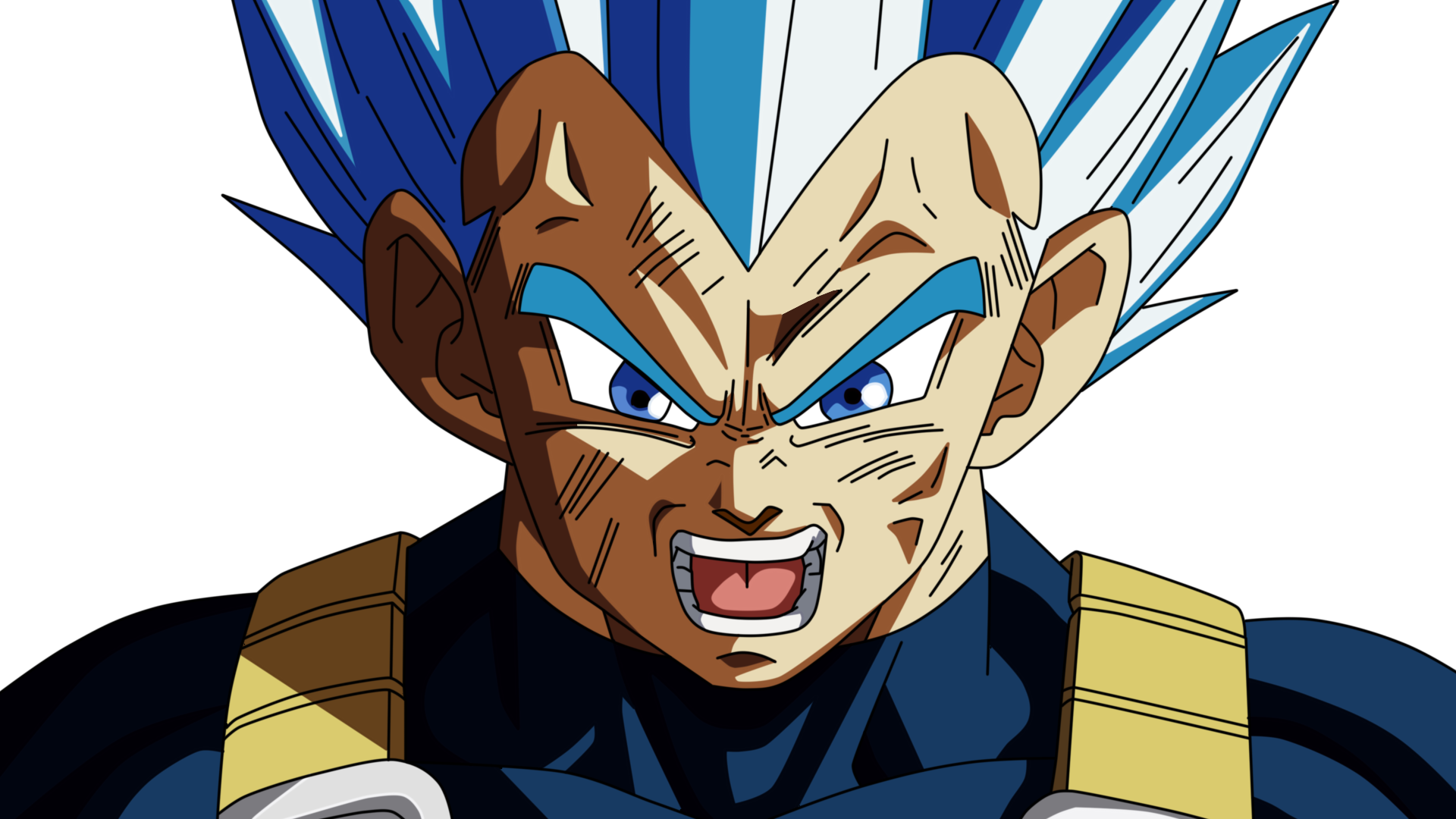 Download Vegeta Unleashes His Final Flash of Power Wallpaper