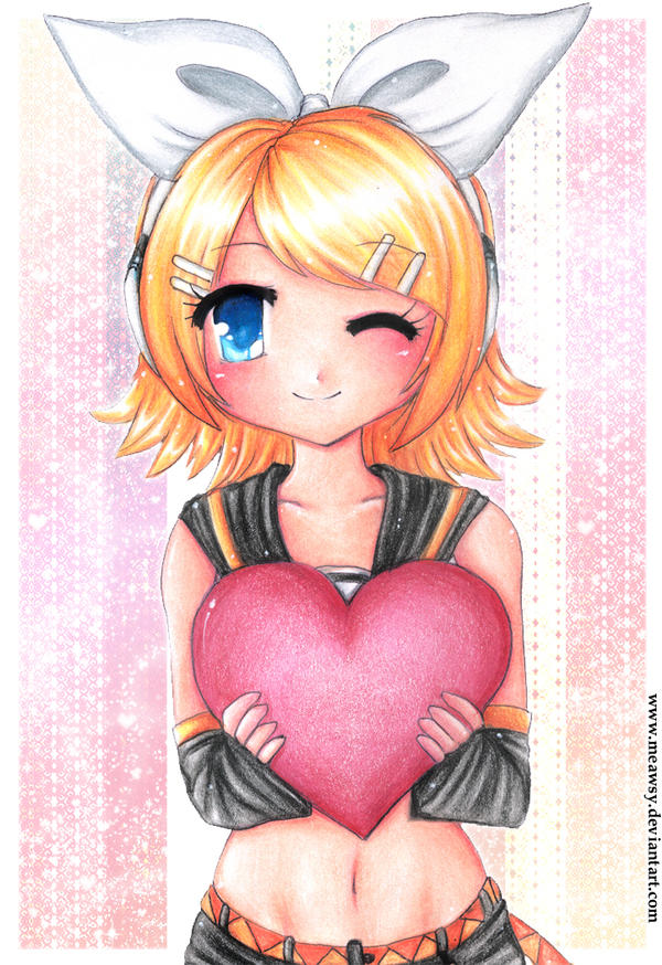 Vocaloid Rin by Meawsy on DeviantArt