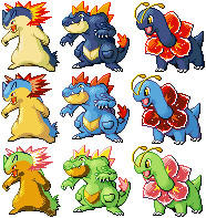 Pokemon colors by JackBond on DeviantArt